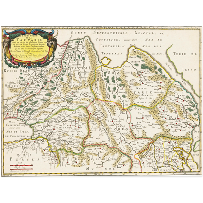 Historical city map  Test product horizontal 3 sizes