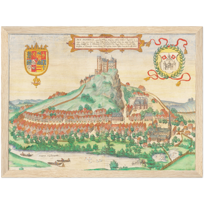 Historical city map  Test product horizontal 3 sizes