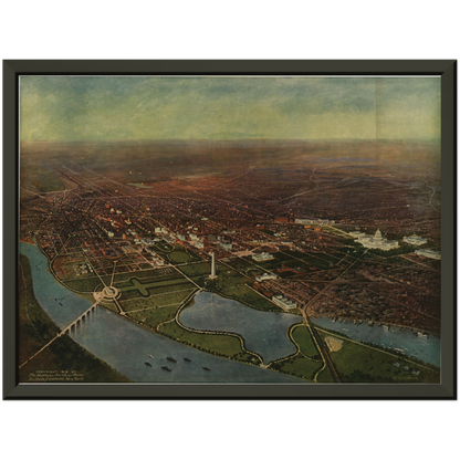 Historical city map  Test product horizontal 3 sizes