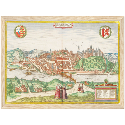 Historical city map  Test product horizontal 3 sizes