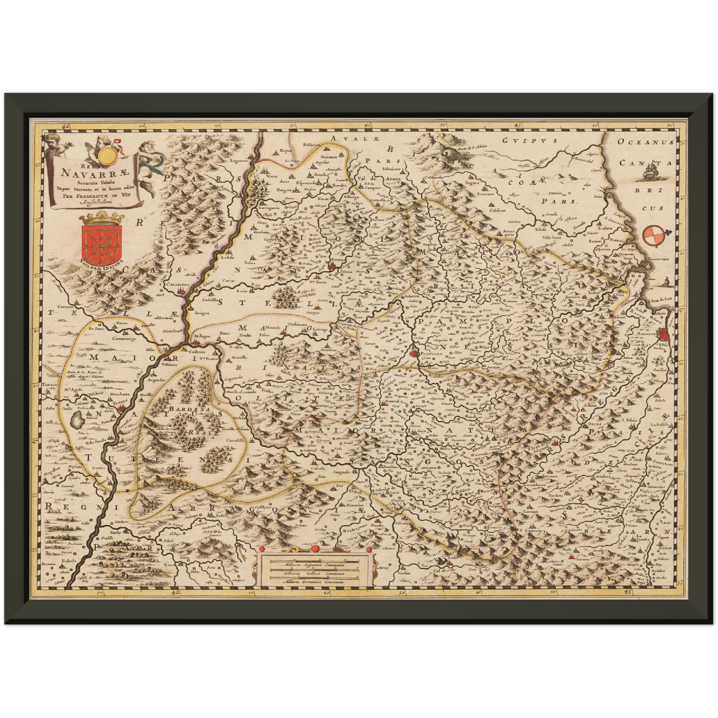 Historical city map  Test product horizontal 3 sizes