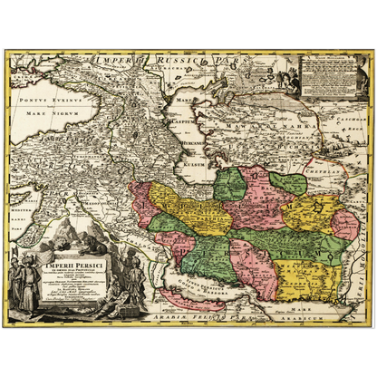 Historical city map  Test product horizontal 3 sizes