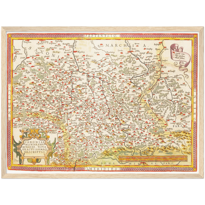 Historical city map  Test product horizontal 3 sizes