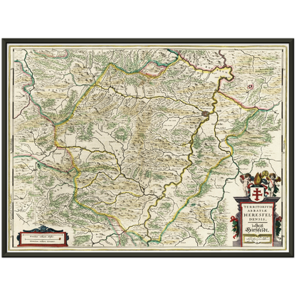 Historical city map  Test product horizontal 3 sizes