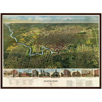 Historical city map  Test product horizontal 3 sizes