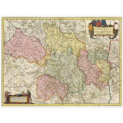 Historical city map  Test product horizontal 3 sizes