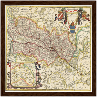 Historical city map  Test product horizontal 3 sizes