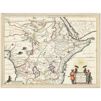 Historical city map  Test product horizontal 3 sizes