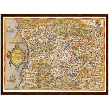 Historical city map  Test product horizontal 3 sizes