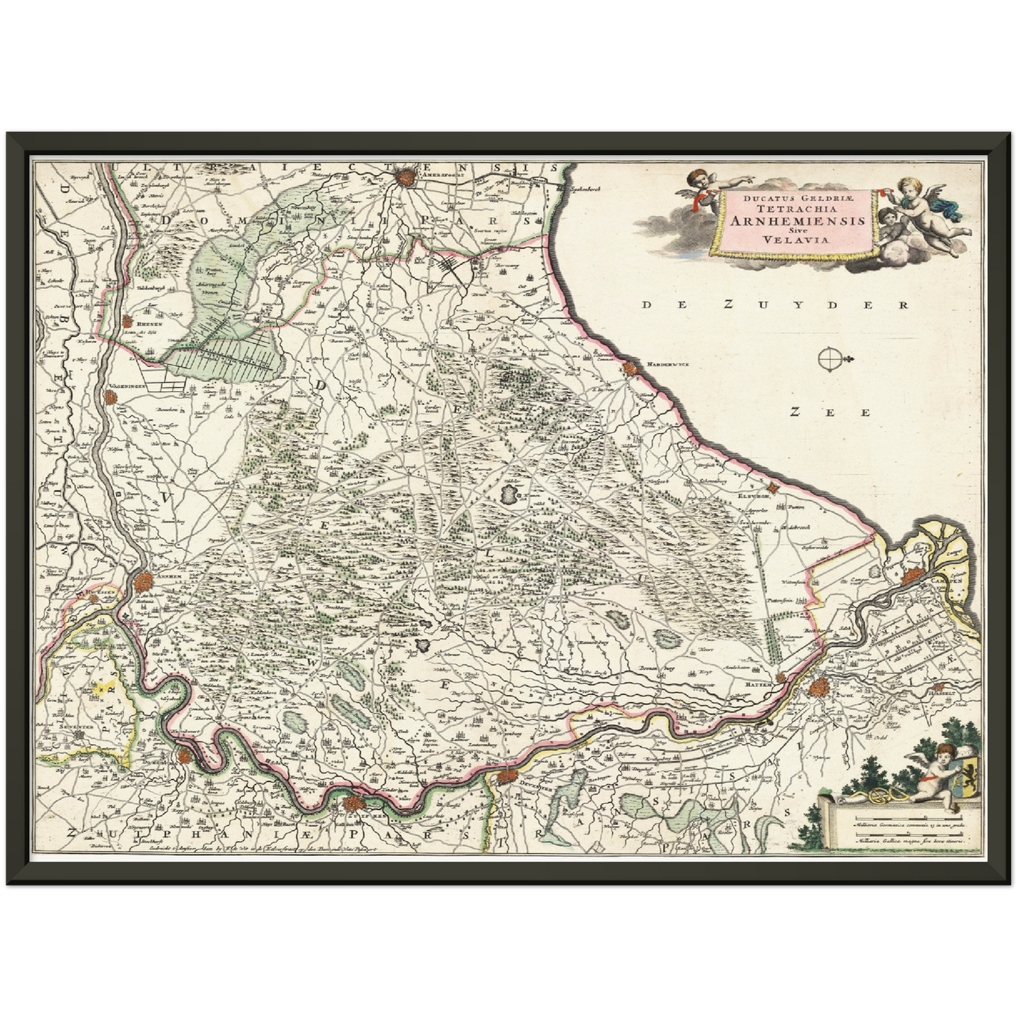 Historical city map  Test product horizontal 3 sizes