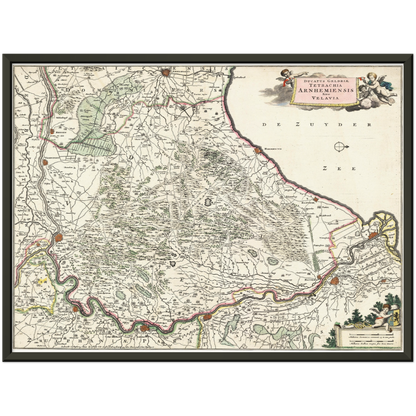 Historical city map  Test product horizontal 3 sizes