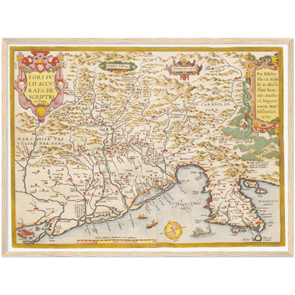 Historical city map  Test product horizontal 3 sizes