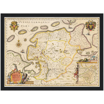 Historical city map  Test product horizontal 3 sizes