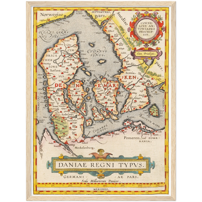 Historical city map  Test product horizontal 3 sizes