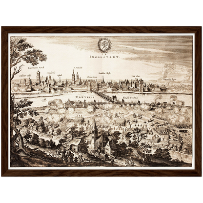 Historical city map  Test product horizontal 3 sizes