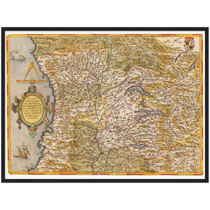 Historical city map  Test product horizontal 3 sizes