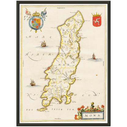 Historical city map  Test product horizontal 3 sizes