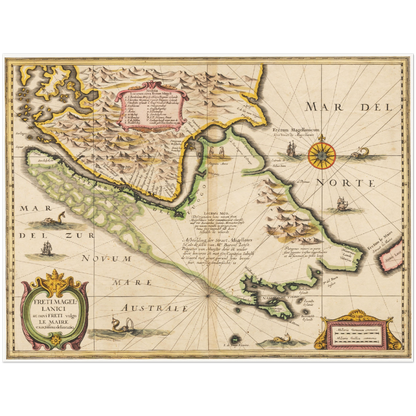 Historical city map  Test product horizontal 3 sizes