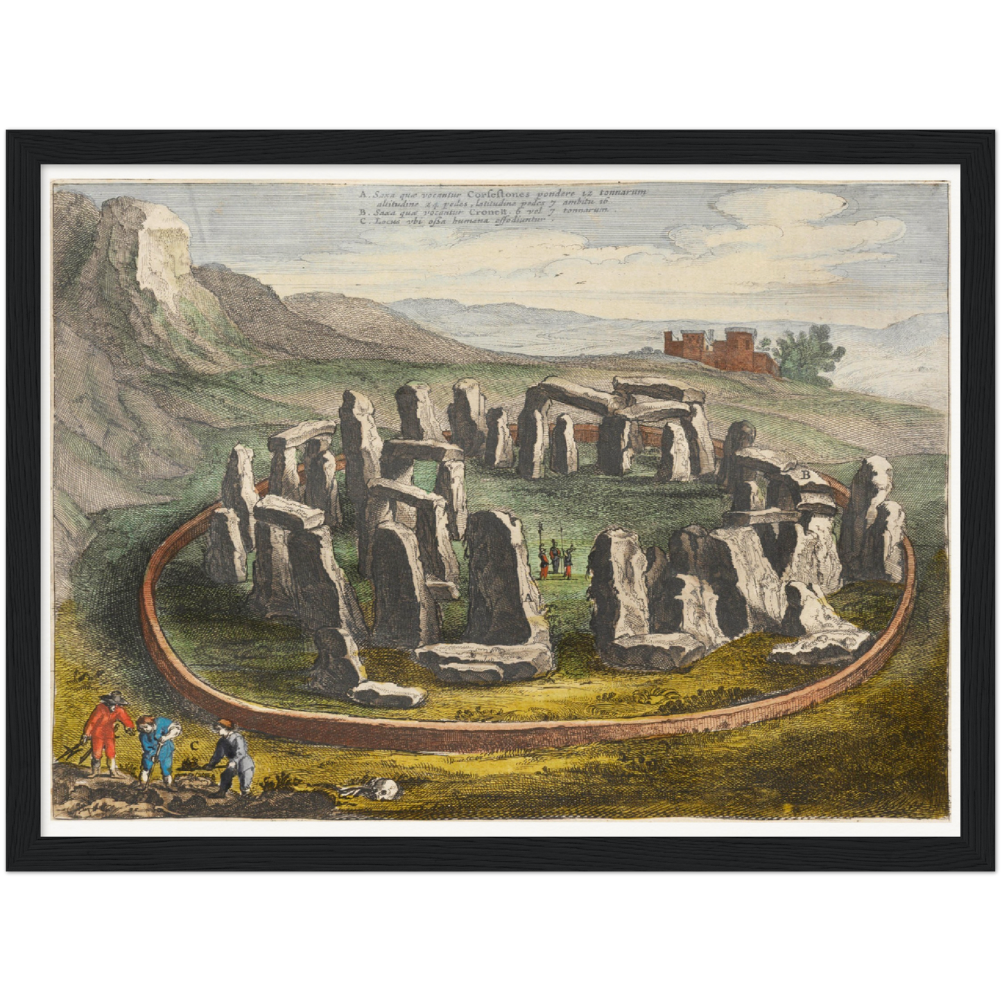 Historische Ansicht Stonehenge