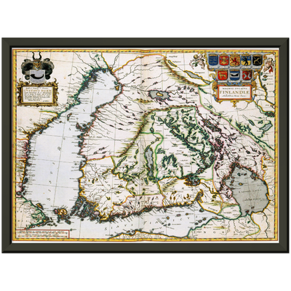 Historical city map  Test product horizontal 3 sizes