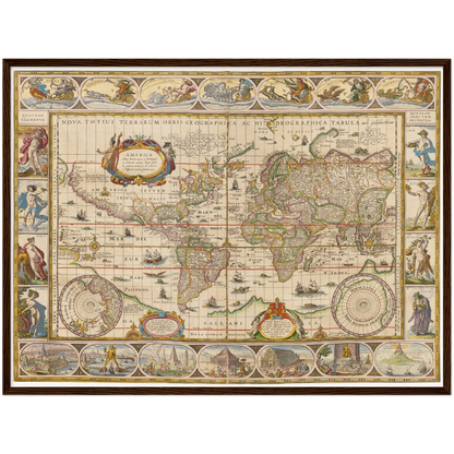 Historical city map  Test product horizontal 3 sizes