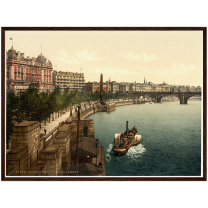 London Themse um 1895