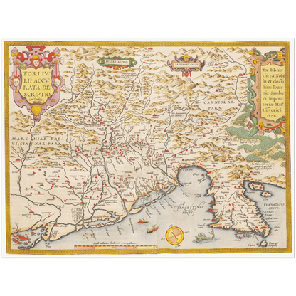 Historical city map  Test product horizontal 3 sizes