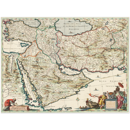 Historical city map  Test product horizontal 3 sizes