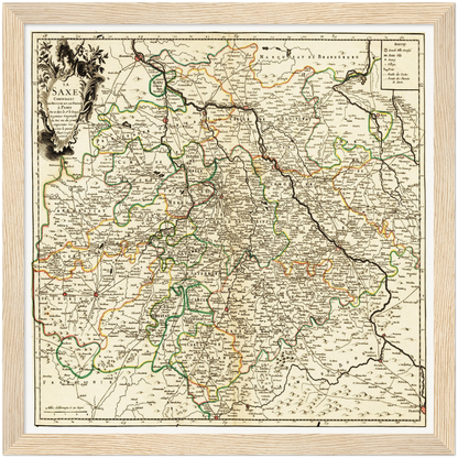 Sachsen um 1743