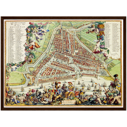 Historical city map  Test product horizontal 3 sizes