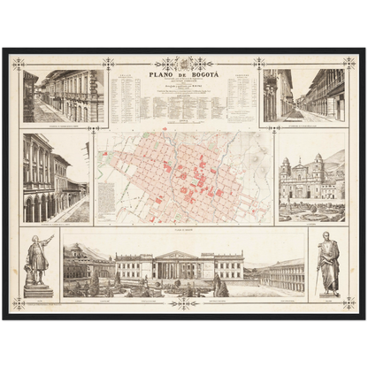 Historical city map  Test product horizontal 3 sizes