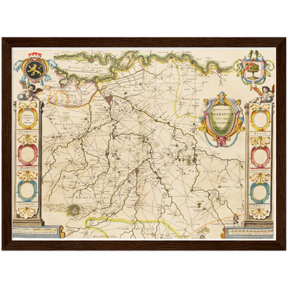 Historical city map  Test product horizontal 3 sizes