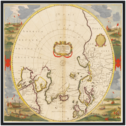 Historical city map  Test product horizontal 3 sizes