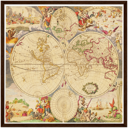 Historical city map  Test product horizontal 3 sizes