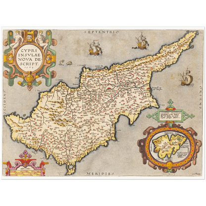 Historical city map  Test product horizontal 3 sizes