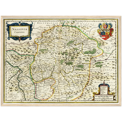 Historical city map  Test product horizontal 3 sizes