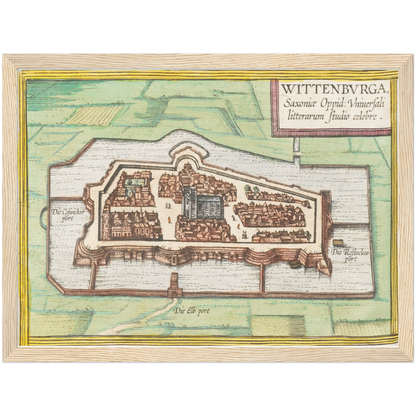 Historical city map  Test product horizontal 3 sizes