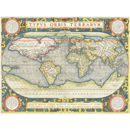 Historical city map  Test product horizontal 3 sizes