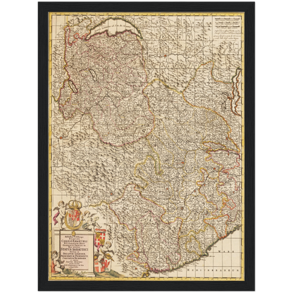 Historical city map  Test product horizontal 3 sizes