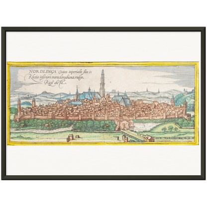 Historical city map  Test product horizontal 3 sizes