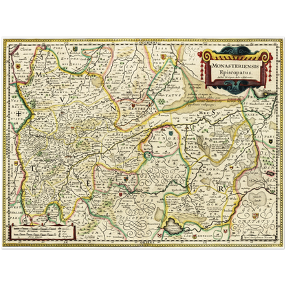 Historical city map  Test product horizontal 3 sizes