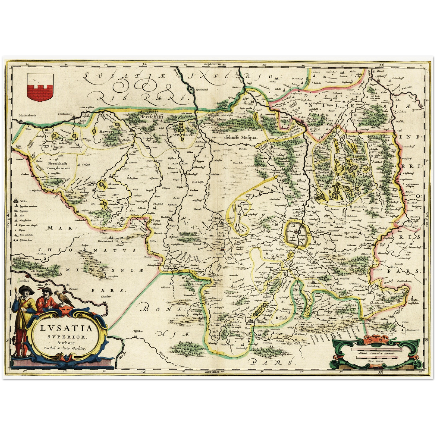 Historical city map  Test product horizontal 3 sizes