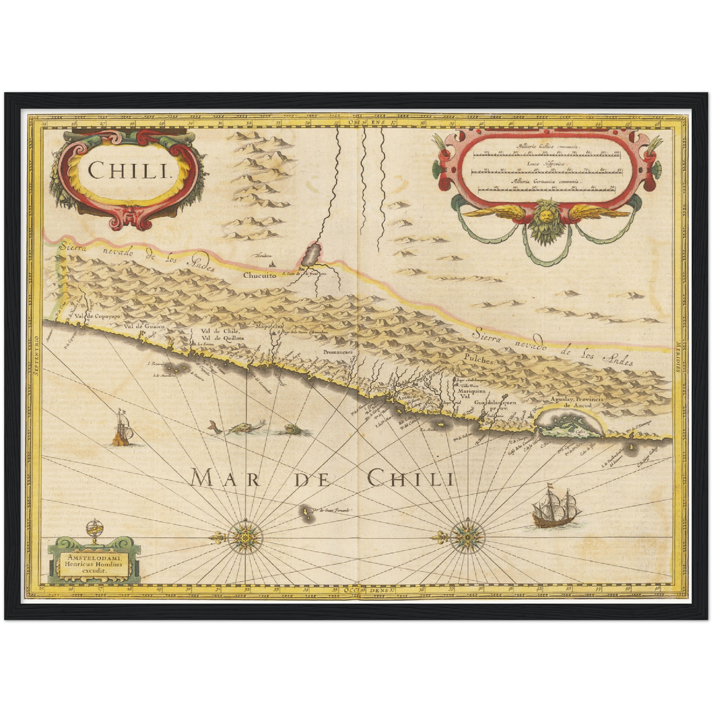 Chile um 1638