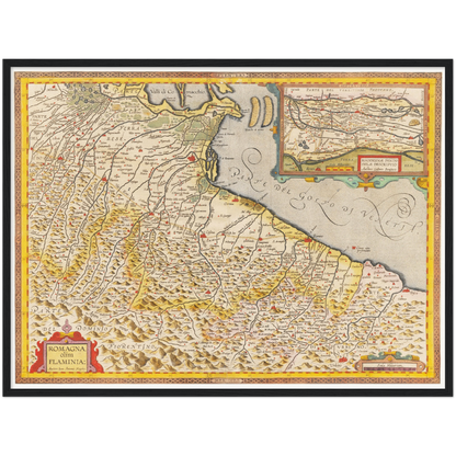 Historical city map  Test product horizontal 3 sizes