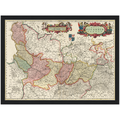 Historical city map  Test product horizontal 3 sizes