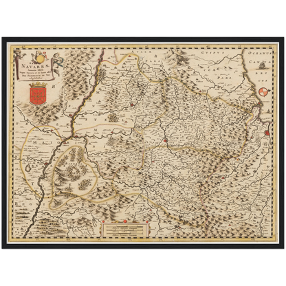 Historical city map  Test product horizontal 3 sizes