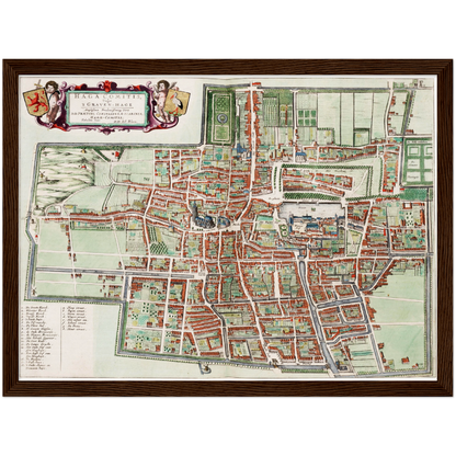 Historical city map  Test product horizontal 3 sizes