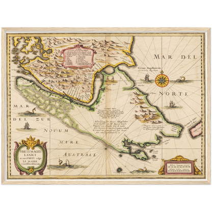 Historical city map  Test product horizontal 3 sizes