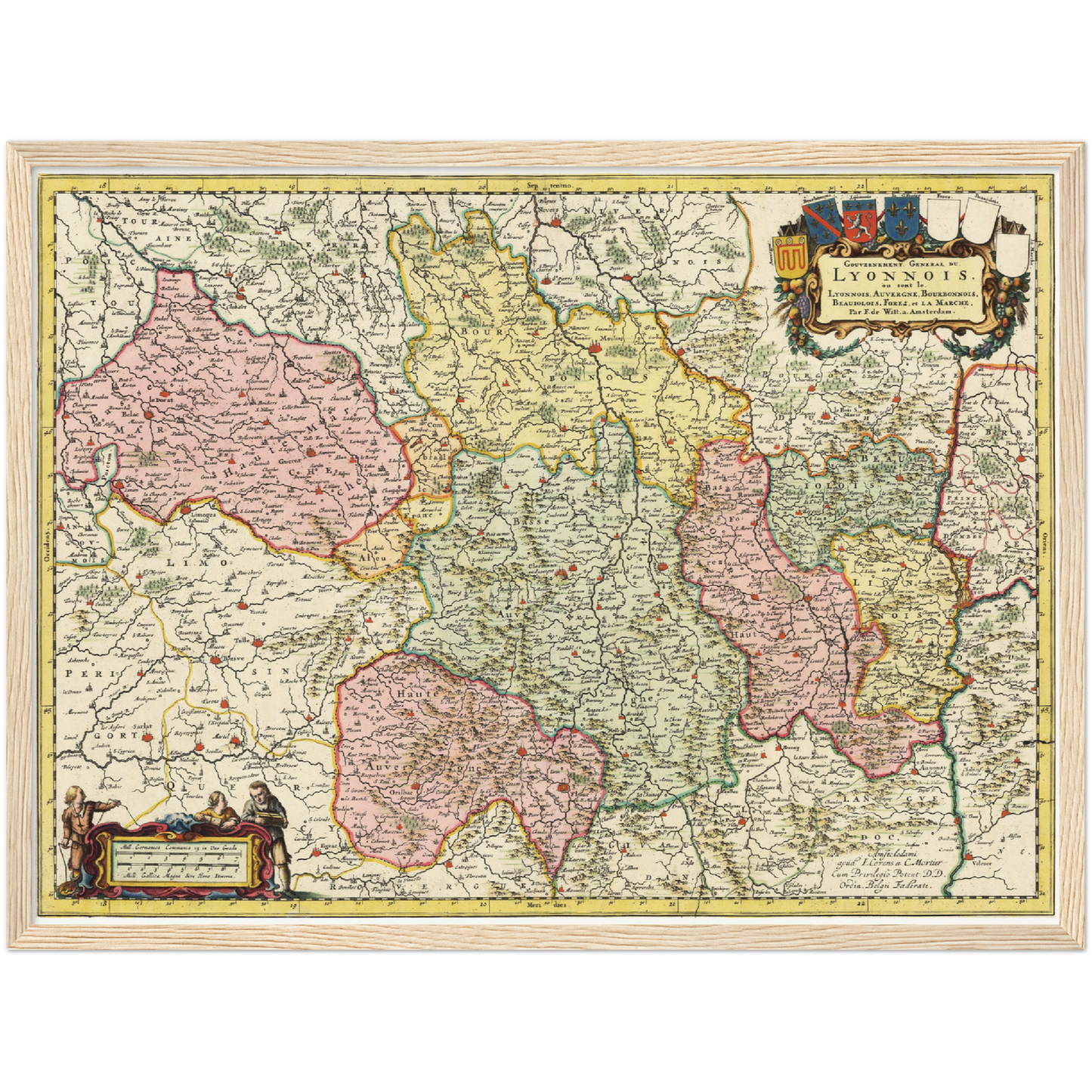 Historical city map  Test product horizontal 3 sizes