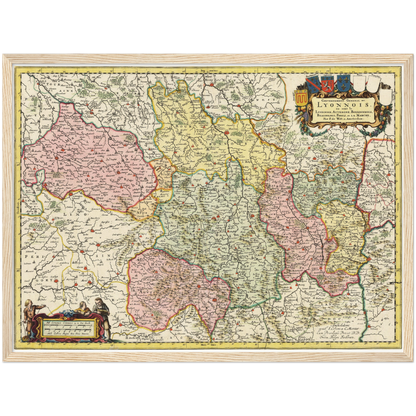 Historical city map  Test product horizontal 3 sizes